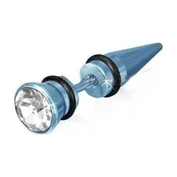 Piercing Piercing ocel modrý 8 (Piercing chirurgická ocel )