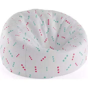 Sedací pytel Sablio Sedací vak Cocoon Tečkované čárky - 75 x 45 x 35 cm