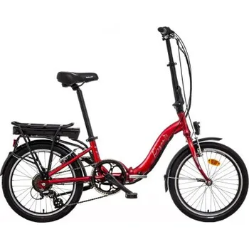 Elektrokolo Liberty e-Pegas 7spd Skládací elektrokolo 36V, zadní motor, červené, Akumulátor Akumulátor Compact 36V 10,4 Ah