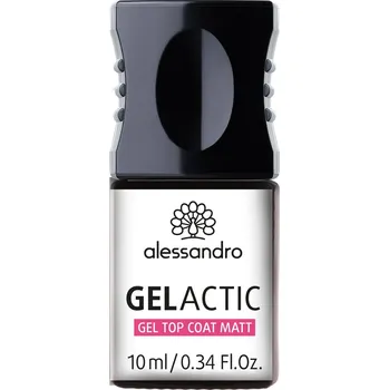 Přípravek na nehty Alessandro Gelactic top coat matt 10 ml