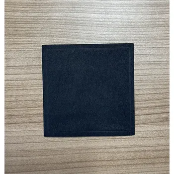 Papírový ubrousek Mank GmbH Rozetky čtyřhranné 9-vrstvé černé 9,5 x 9,5 cm, 100% celulóza (250 ks)