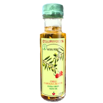 Rostlinný olej Extra panenský Olivový olej s chilli| CAROLINA REAPER | 100ml