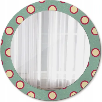 Zrcadlo Nástěnné Zrcadlo do Koupelny Kruhy tečky 70cm