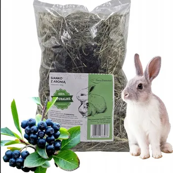 Krmivo pro hlodavce SENO S ARONIÍ PRO KRÁLÍKY A HLODAVCE PŘÍRODNÍ PAMLSEK 300G