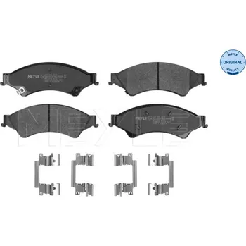 Brzdová destička Sada brzdových destiček, kotoučová brzda MEYLE 025 256 3216