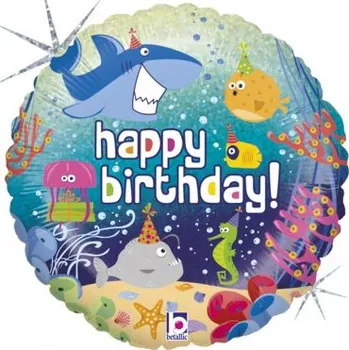 Balónek Kruh - Oceán HB 18"/46cm fóliový balónek nafukovací
