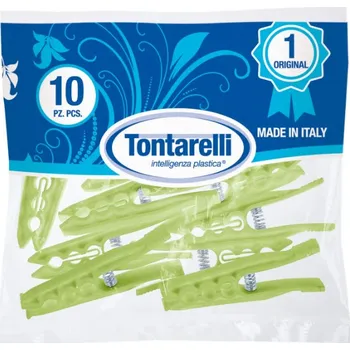 Kolíček na prádlo Tontarelli Supermollet kolíčky na prádlo 10 ks zelené