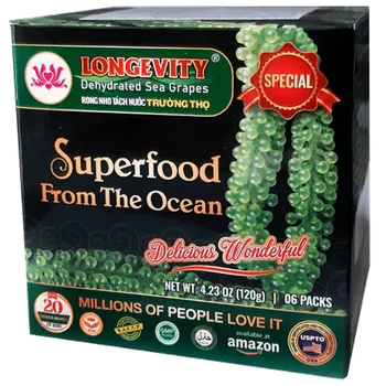Sušená zelenina Dehydratované mořské hrozny Longevity 120g Truong Tho