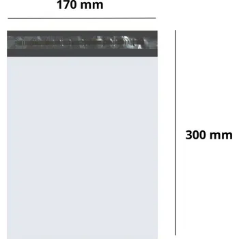 Obálka Fólie Kurýrní obálka Foliopak 100 Kusů 170 x 300 mm