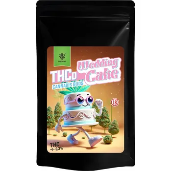 CBD THC-D Wedding Cake květ konopí Hmotnost: 1g