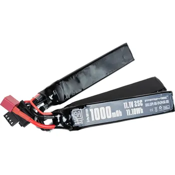 Baterie pro airsoftovou zbraň Li-Pol akumulátor Specna Arms x Gens Ace 11,1V 1000mAh 25C - 3 díly, Dean-T, G-Tech