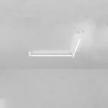 ZAHO Stropní LED svítidlo JETSON MD4, 38W, v. 120 cm Barva: Bílá, Teplota světla: 4000K - denní bílá, Stmívání, řízení: Casambi