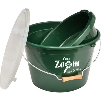Carp Zoom Set kbelík+miska+víko - 25 L