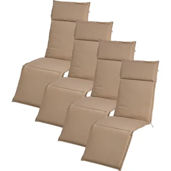 Podsedák LIVARNO home Sada potahů na křeslo Houston, 167 x 50 x 4 cm, 4dílná, béžová