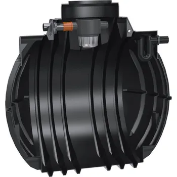 Plastová nádrž Atlantis 5300 litrů s filtrem a přepadovým sifonem Podzemní samonosná jímka na splaškovou nebo dešťovou vodu.