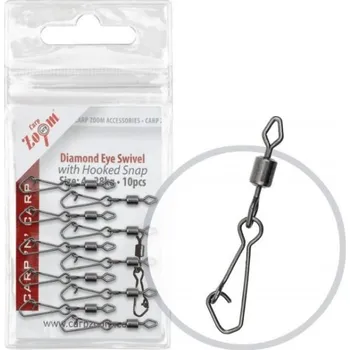 Carp Zoom Obratlík s karabinou - 10 ks/vel.8