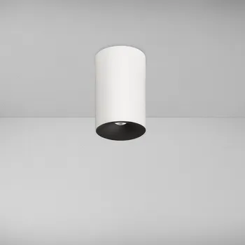 ZAHO Stropní LED svítidlo CAPS MD60, 6W, v. 110 mm, 20° Barva: Bílo-černá, Teplota světla: 3000K - teplá bílá