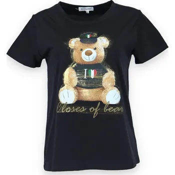 Triko kr. rukáv TEDDY RJ77557 barva: černá, velikost: M/L