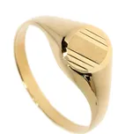 Zlatnictví Helios Pánský zlatý prsten s rytím