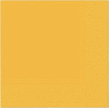 Papírový ubrousek Papírové ubrousky jednobarevné PAW Grepová žlutá 33x33cm/20ks