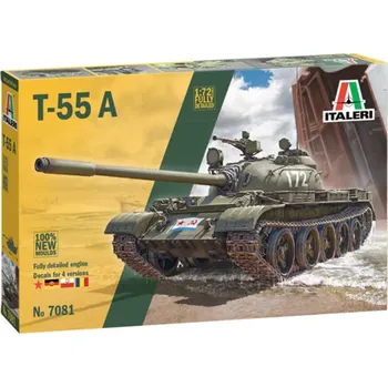 autíčko T-55 A 1:72 - Italeri stavebnice T-55 A - ModelKIT
