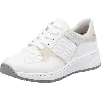 Dámské polobotky Dámské tenisky Rieker N6502-80 bílé bílá 38