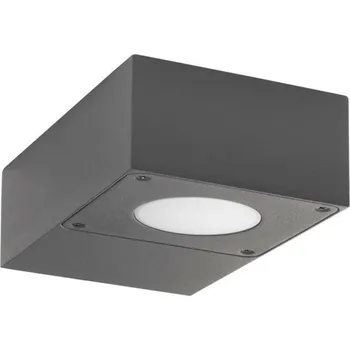 Venkovní osvětlení NOVA LUCE venkovní nástěnné svítidlo APOLLO tmavě šedý hliník akrylový difuzor LED 5W 3000K 110-265V 120st. IP54 713411