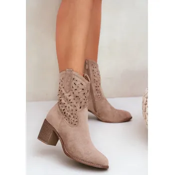 Dámské polobotky Boty na podpatku model 209416 Step in style 40