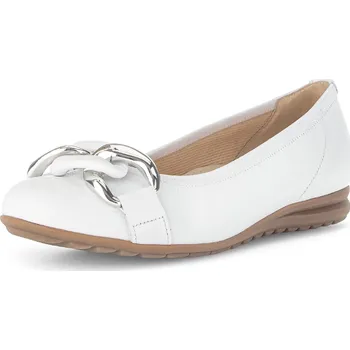 Dámské baleríny Dámské baleríny na klínku Gabor 62.625.50 bílé 39