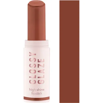Rtěnka Essence Glossy Glaze lesklá rtěnka 01 Livin La Vida Mocha 1,9 g