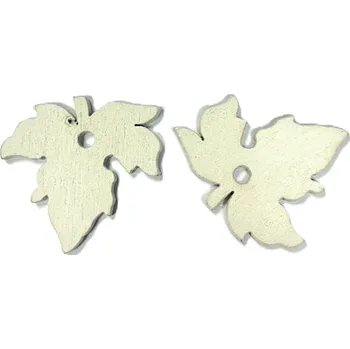 List dřevěný bílý 3 cm