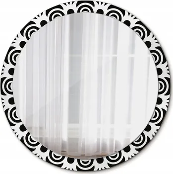 Zrcadlo Krásné Zrcadlo Černý ornament 100 cm