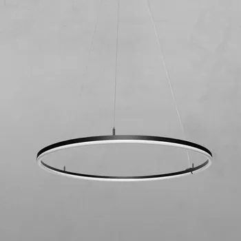 ZAHO Závěsné LED svítidlo SHADOW, 45W, ø 915 mm Barva: Šedá, Teplota světla: 3000K - teplá bílá, Stmívání, řízení: ON/OFF