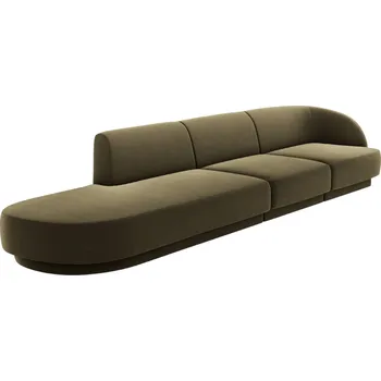 Pohovka Micadoni Sametová pohovka Miley 323 cm, levá