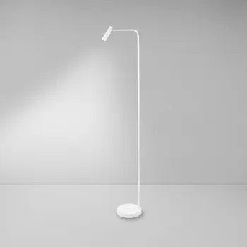 Stojací lampa ZAHO Stojací LED lampa RID FL1, 6W, v. 1500 mm, 20° Barva: Šedá, Teplota světla: 2700K - teplá bílá, Stmívání, řízení: ON/OFF