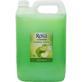 Mýdlo Antibakteriální mýdlo v tekuté formě Rosa Zelené Jablko NÁPLŇ 5L