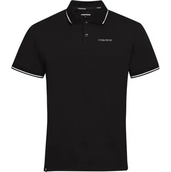 Pánské tričko HOGAR pánská bambusová polokošile černá XXXL