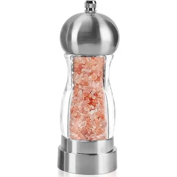Kuchyňský mlýnek Ruční mlýnek na pepř nebo sůl - SPM-03 silver