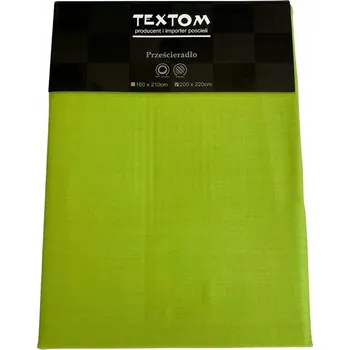 Prostěradlo PROSTĚRADLO BAVLNA SATÉN 100% 160x210CM ZELENÉ BEZ GUMIČKY