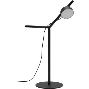 Lampička Černá kovová stolní lampa Kave Home Orey