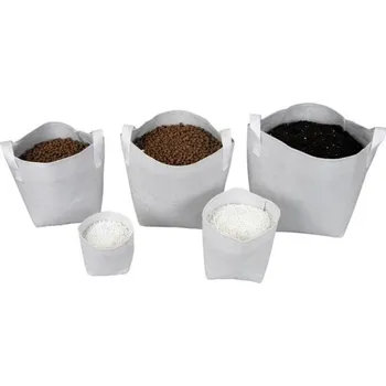 Květináč Texpot Tex Pot textilní květináč bílý 15l