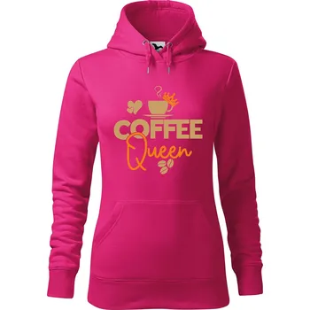 Pánská mikina Dámská mikina Coffee queen Velikost (žena): XL, Vyberte barvu: Purpurová
