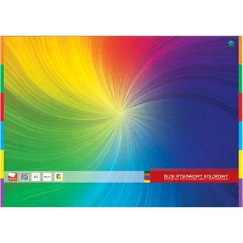 Blok Kreslicí blok barevný Kreativní blok A3 20 listů Interdruk 10 KUSŮ Bloky