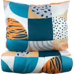 SET Přikrývka a polštář, čtvercová fantazie