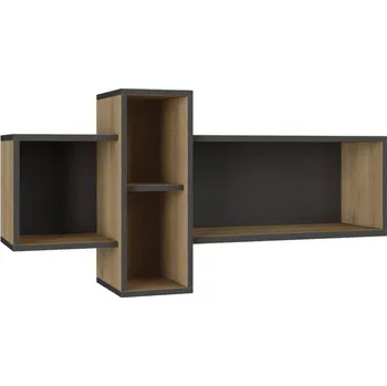 police Závěsná skříňka Nano - Meblar Grafit / Dąb Riviera 110x55 cm