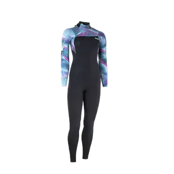 Neoprenový oblek neopren ION Amaze Core 4/3 Back Zip women tropical-palm-glitch velikost neoprenů a trapézů 34/XS