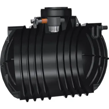 Plastová nádrž Atlantis 7000 litrů s filtrem a přepadovým sifonem Podzemní nádrž vhodná na sběr dešťové vody.