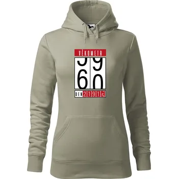 Pánská mikina Dámská mikina Věkometr 60 Velikost (žena): 2XL, Vyberte barvu: Světlá khaki