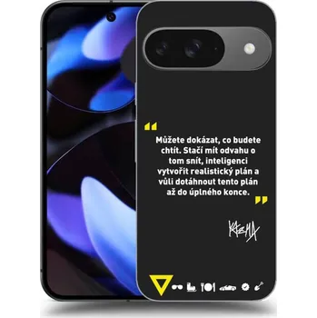 Pouzdro na mobilní telefon Picasee silikonový černý obal pro Google Pixel 9 - Kazma - MŮŽETE DOKÁZAT, CO BUDETE CHTÍT