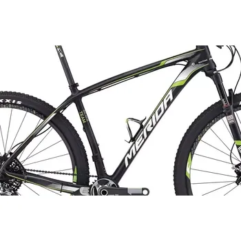 Horské kolo MERIDA Rám BIG.NINE TEAM Matt Ud Carbon(Green/White) 19"